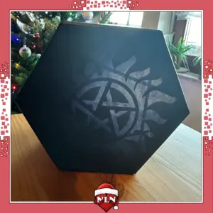 Symbole Weihnachtskugeln schwarzblau von Supernatural
